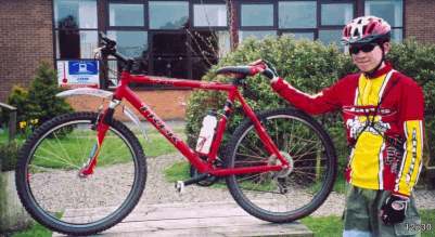 howard with his bike